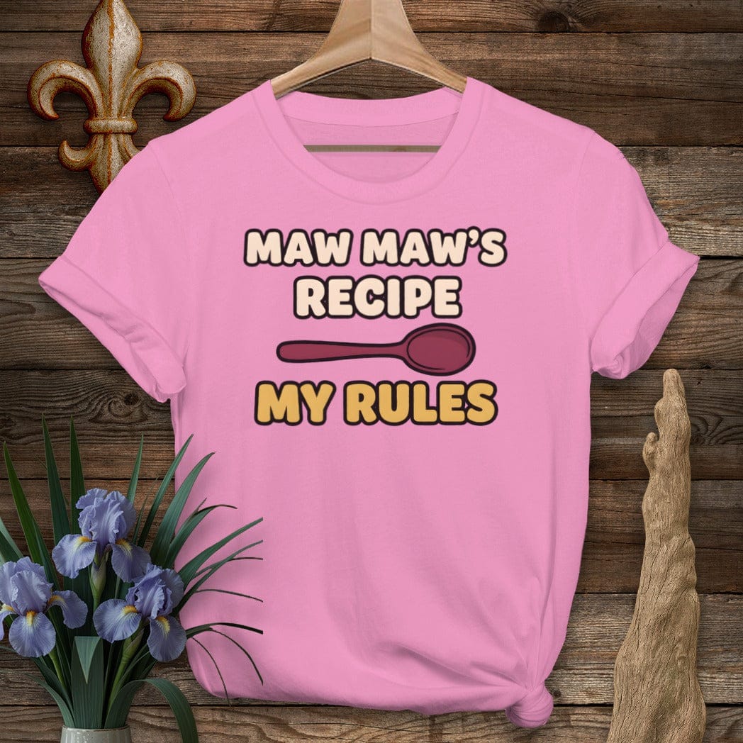 S / Azalea Louisiana Maw Maw's Recipe T-Shirt by Laissez Faire Wear