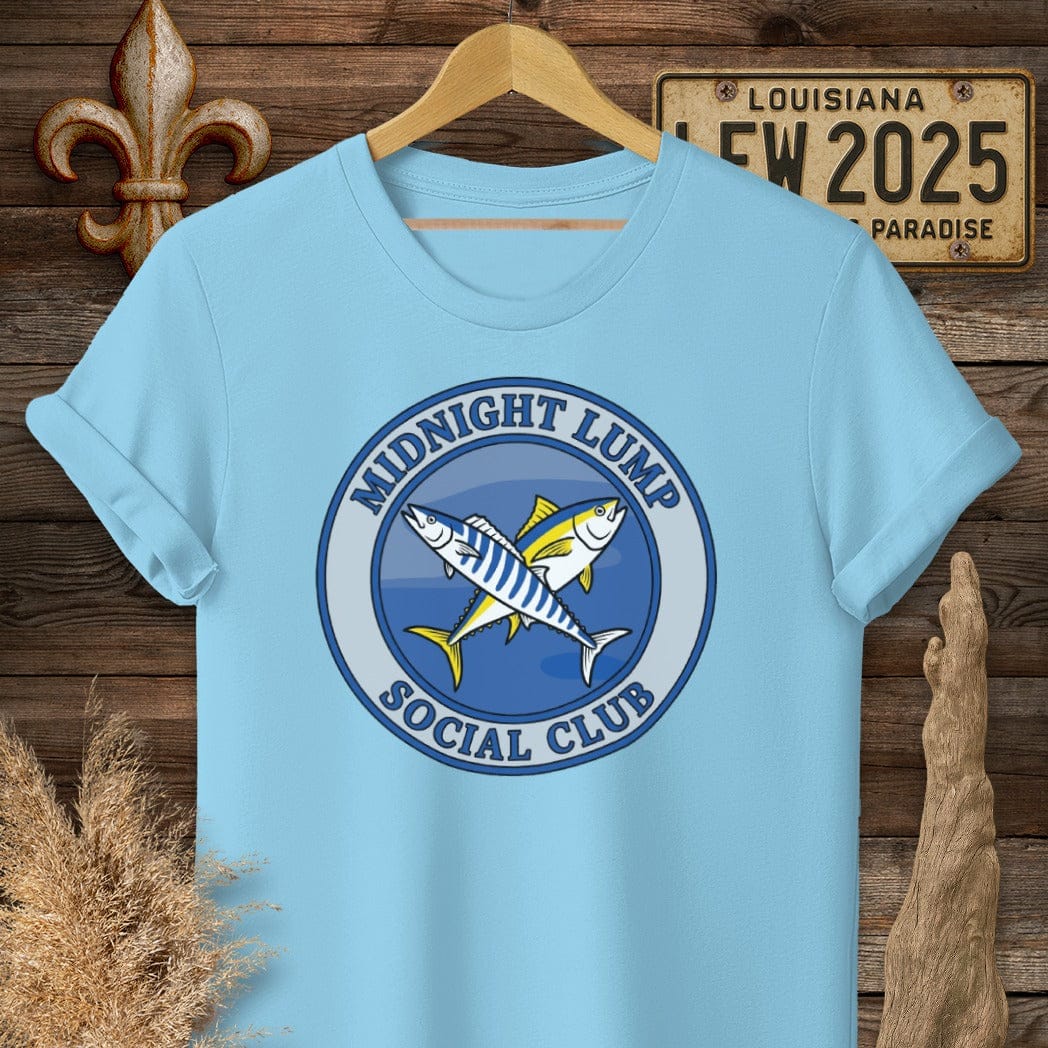 S / Sky Louisiana Midnight Lump - Venice T-Shirt by Laissez Faire Wear