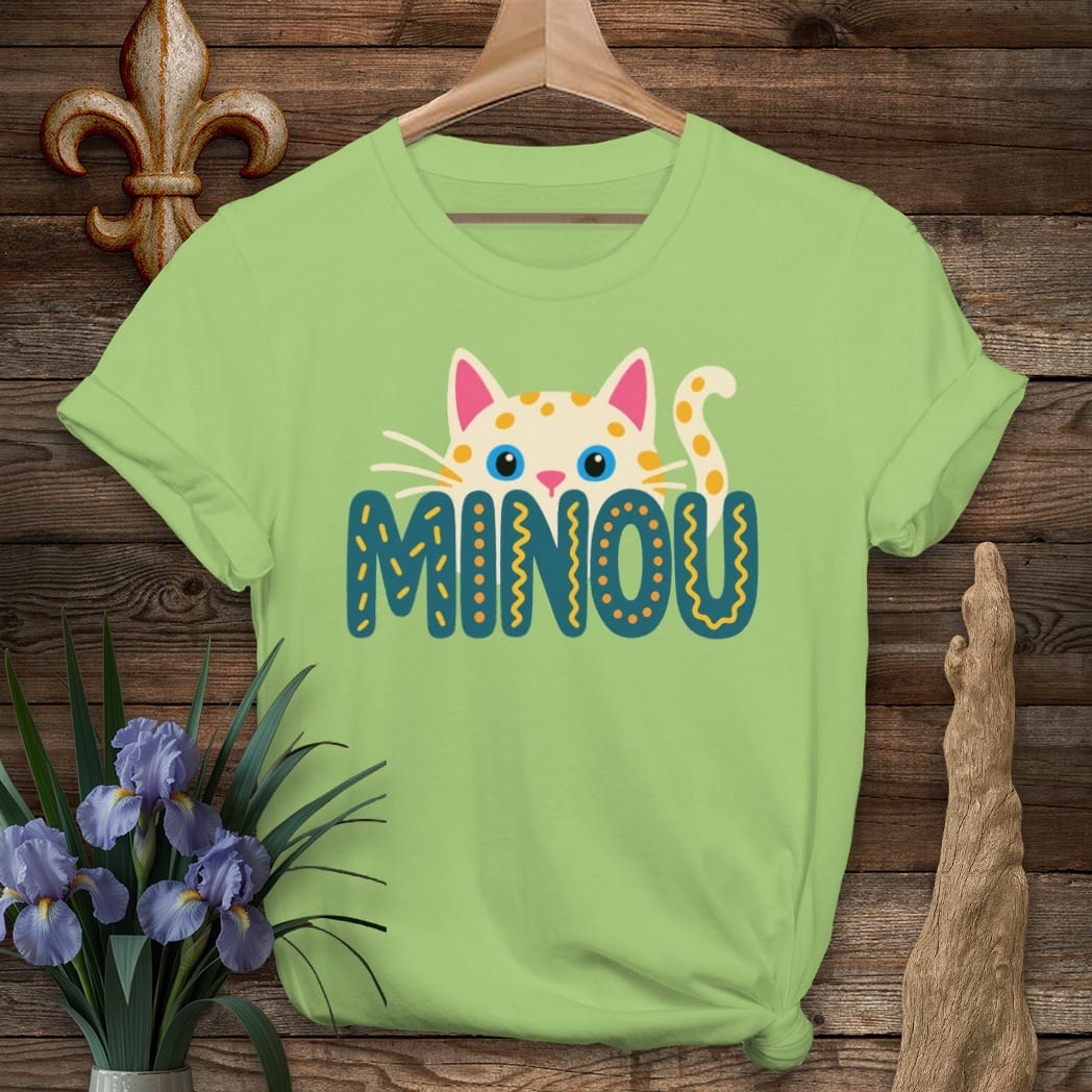 Lime / S Louisiana Minou Hiding T-Shirt by Laissez Faire Wear