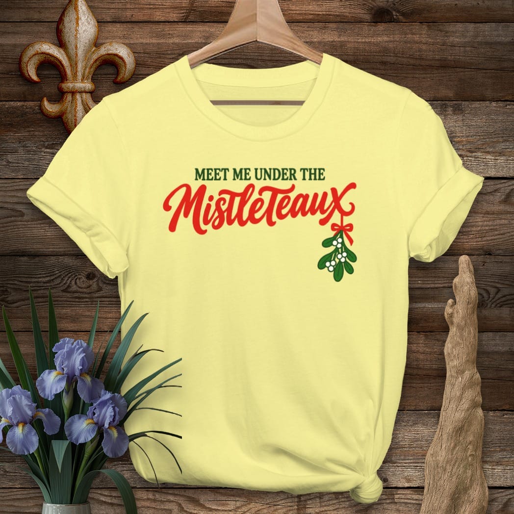 S / Cornsilk Louisiana Mistleteaux T-Shirt by Laissez Faire Wear