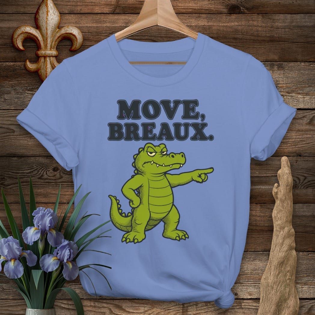 S / Iris Louisiana Move Breaux T-Shirt by Laissez Faire Wear