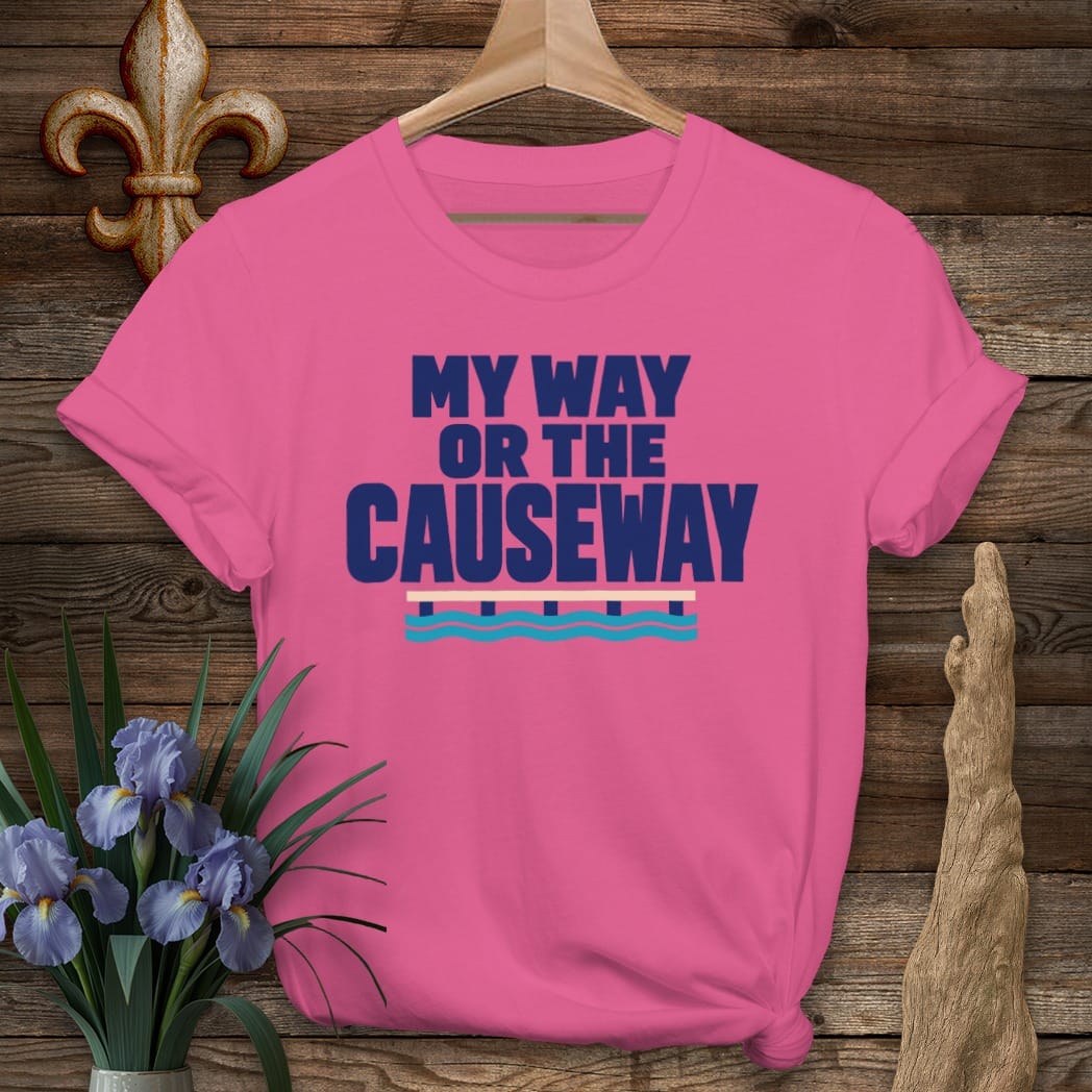 S / Heliconia Louisiana My Way or Causeway T-Shirt by Laissez Faire Wear