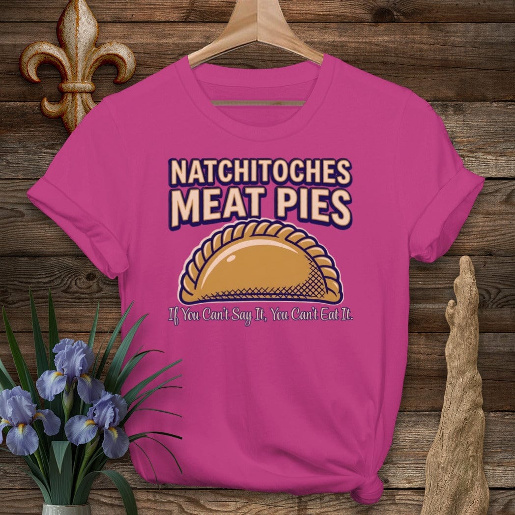 S / Antique Heliconia Louisiana Natchitoches Meat Pies T-Shirt by Laissez Faire Wear