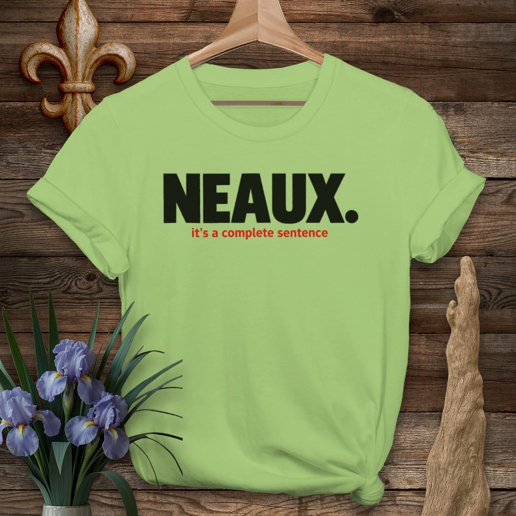 S / Lime Louisiana Neaux T-Shirt by Laissez Faire Wear