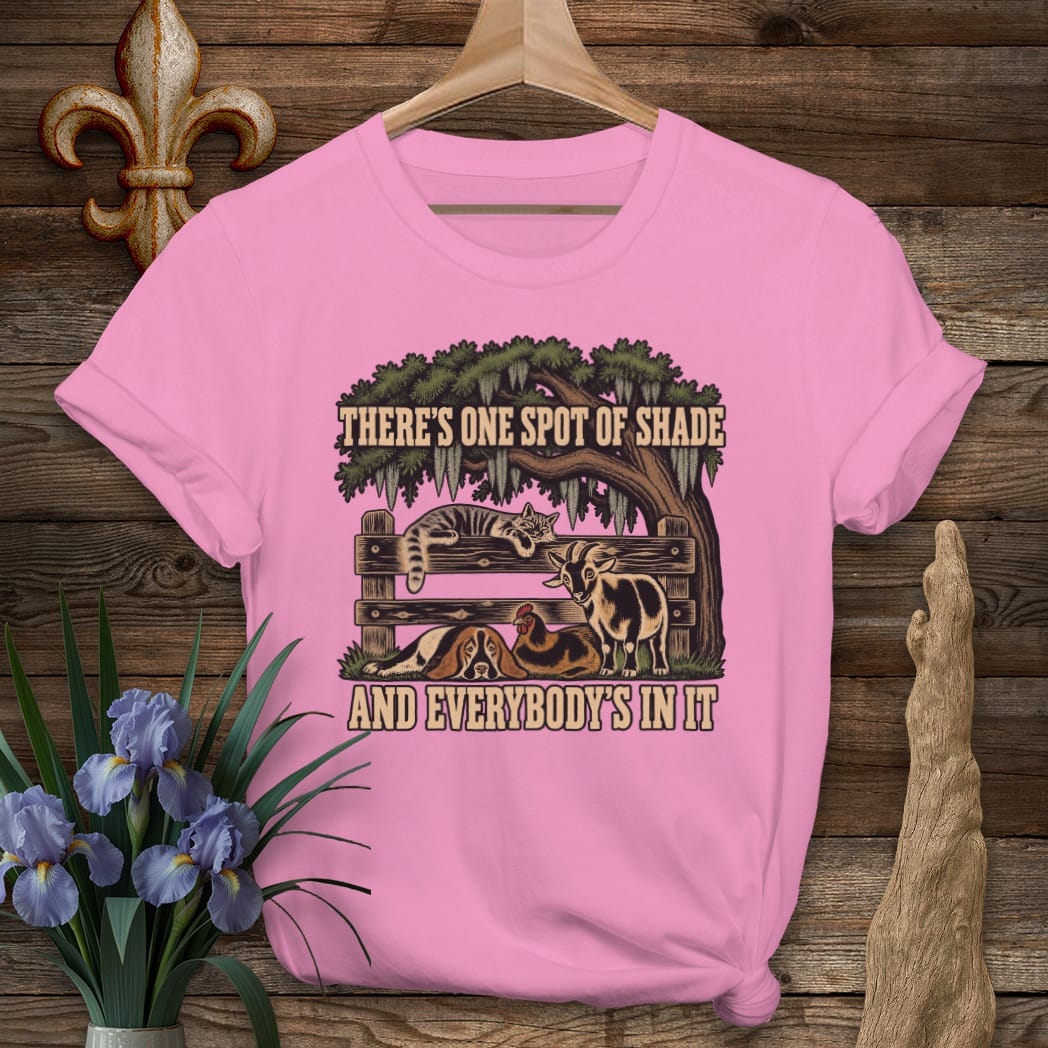 S / Azalea Louisiana One Spot of Shade T-Shirt by Laissez Faire Wear