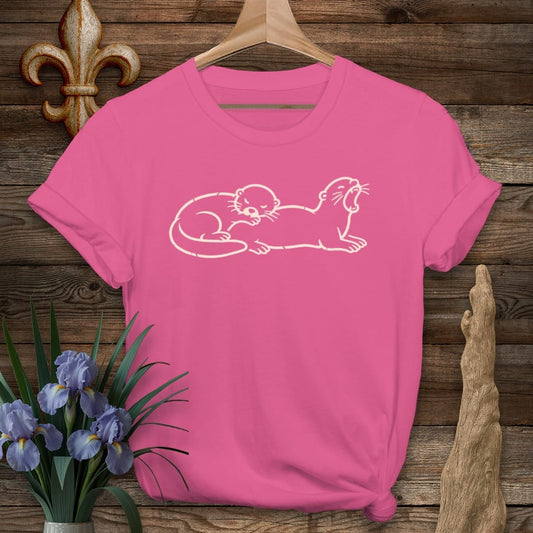 S / Heliconia Louisiana Otter Nap T-Shirt by Laissez Faire Wear