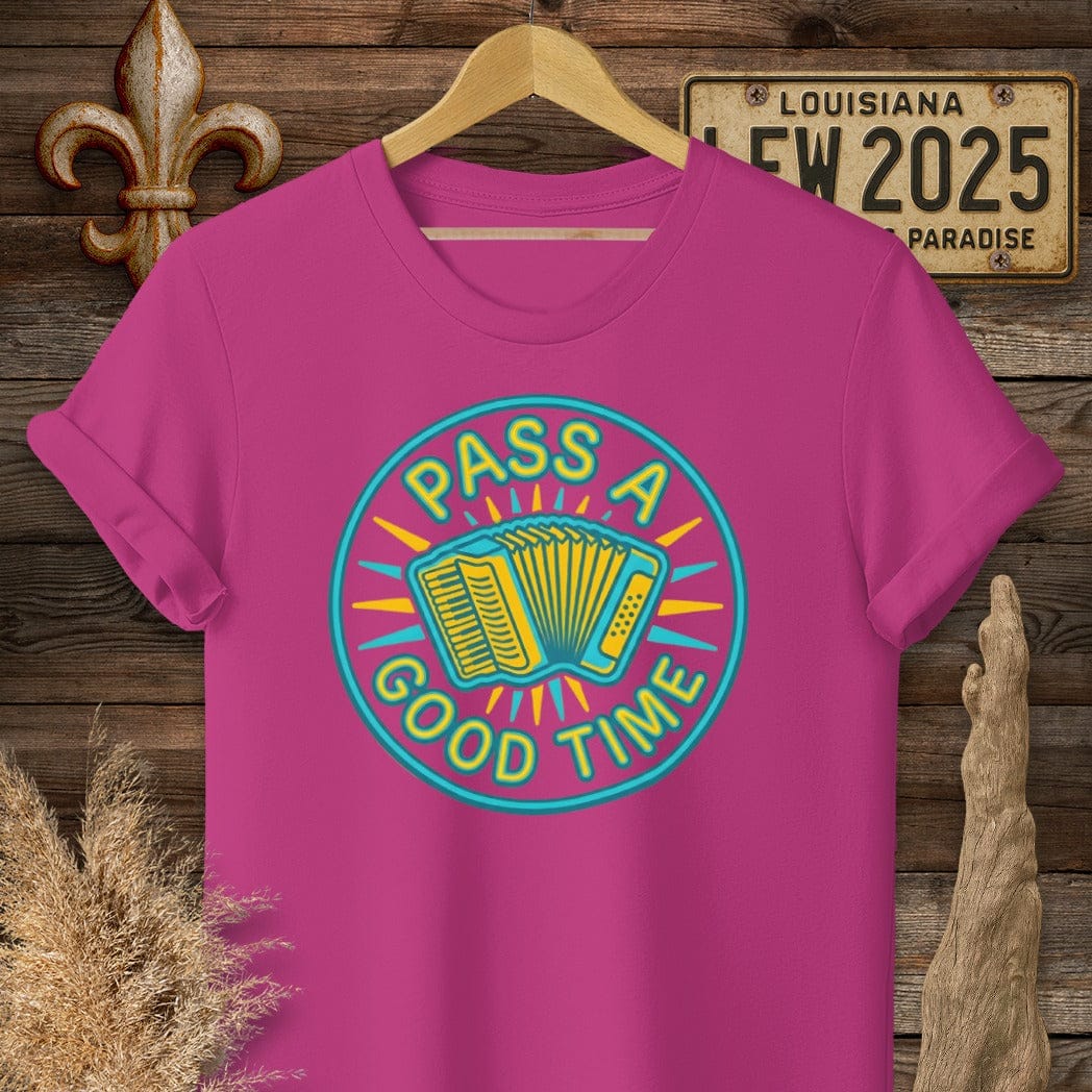 S / Antique Heliconia Louisiana Pass a Good Time T-Shirt by Laissez Faire Wear