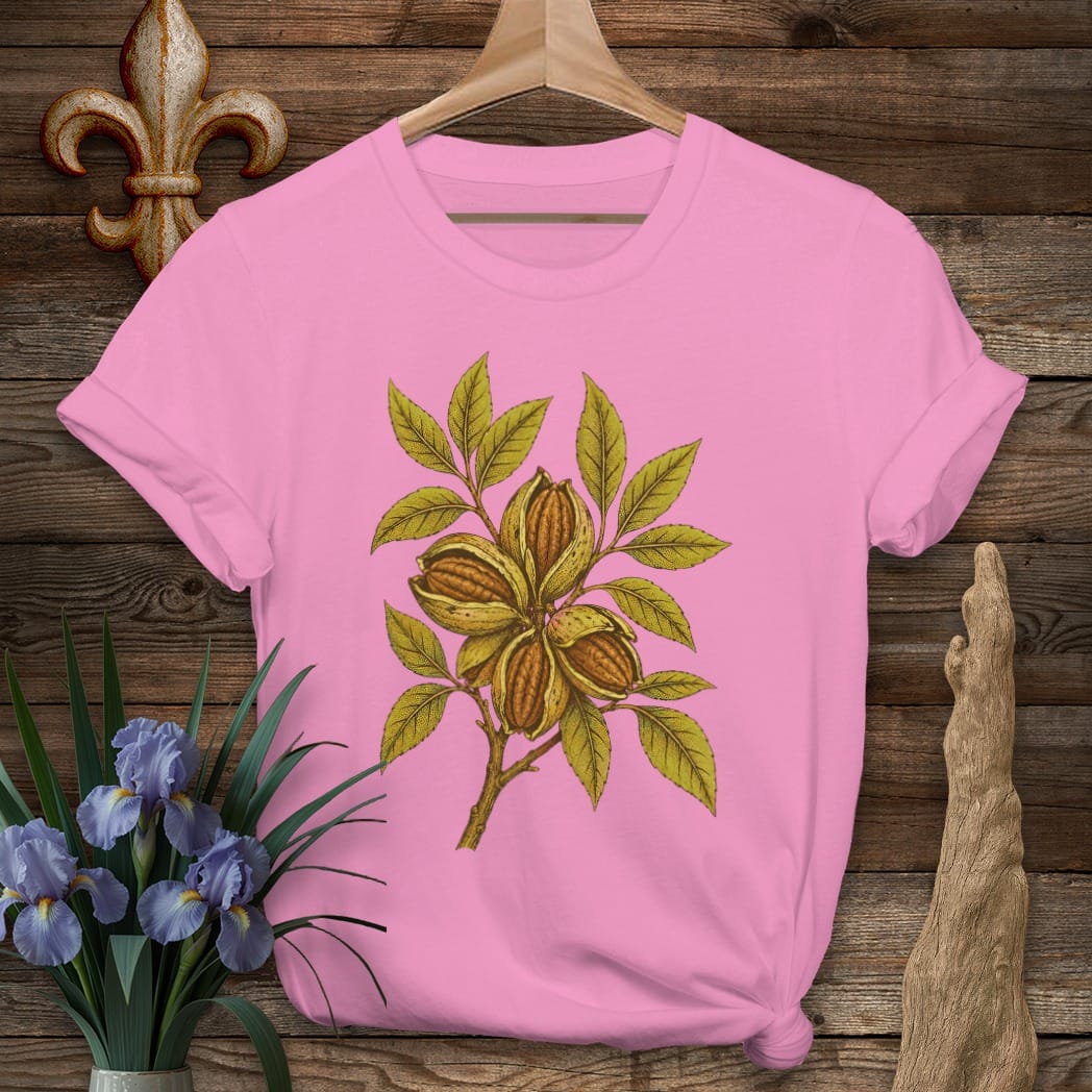 S / Azalea Louisiana Pecan Harvest T-Shirt by Laissez Faire Wear