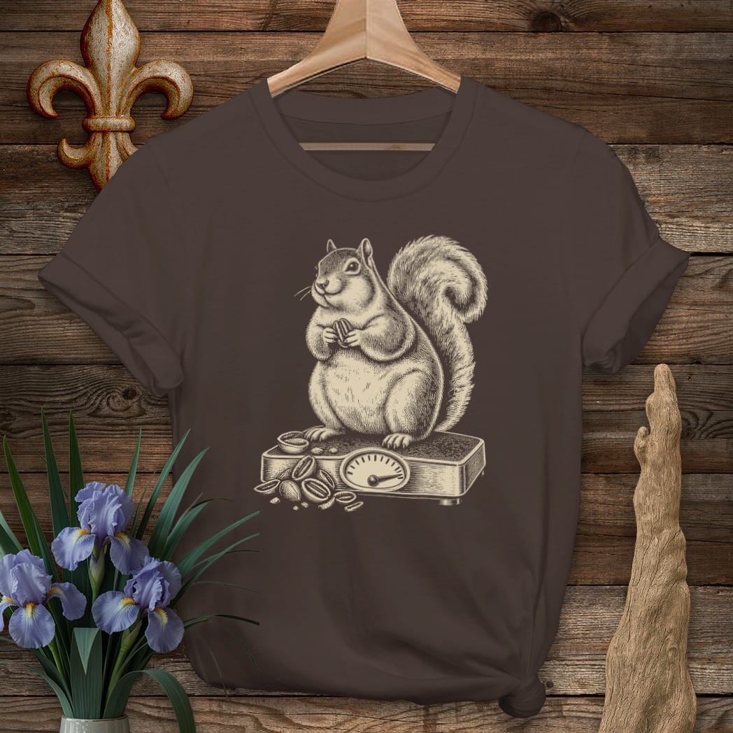 S / Dark Chocolate Louisiana Pecan Season Weigh-In T-Shirt by Laissez Faire Wear