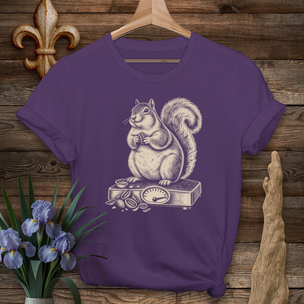S / Purple Louisiana Pecan Season Weigh-In T-Shirt by Laissez Faire Wear