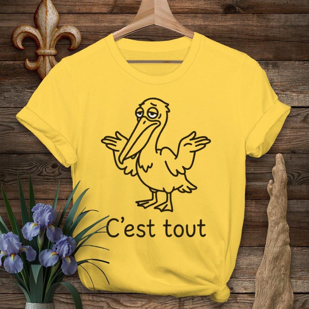 S / Daisy Louisiana Pelican C'est Tout T-Shirt by Laissez Faire Wear