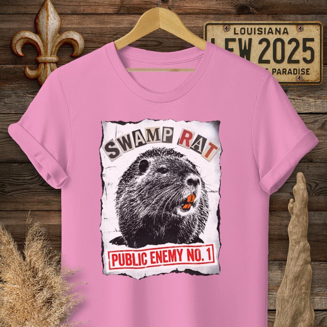 S / Azalea Louisiana Public Enemy No. 1 T-Shirt by Laissez Faire Wear