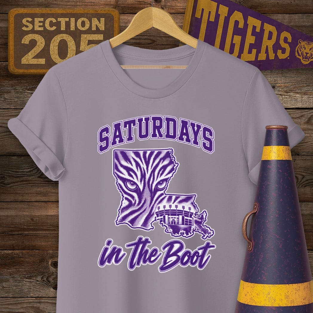 S / Paragon Louisiana Saturdays in the Boot T-Shirt by Laissez Faire Wear