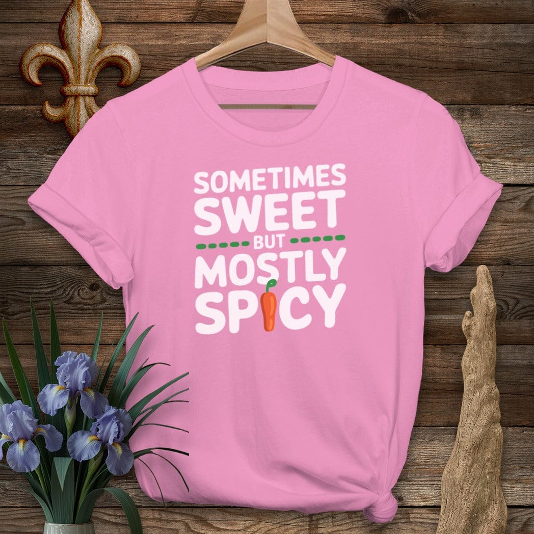 S / Azalea Louisiana Sometimes Sweet But Mostly Spicy T-Shirt by Laissez Faire Wear