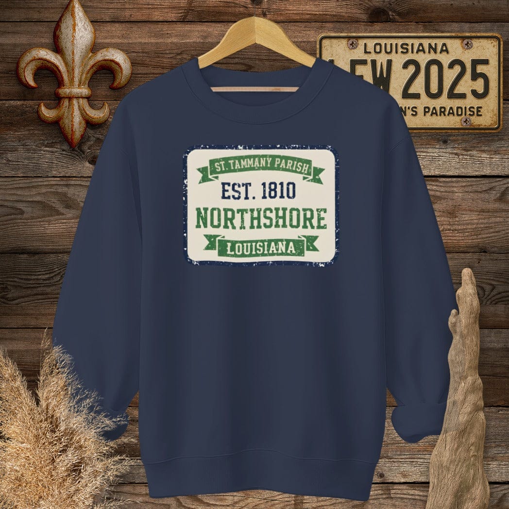 S / Navy Louisiana St. Tammany Parish Sweatshirt by Laissez Faire Wear