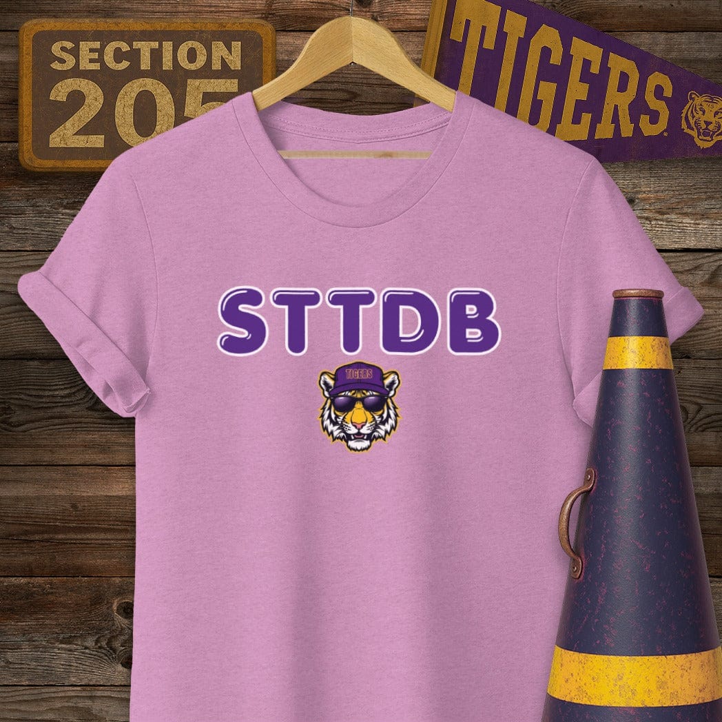S / Heather Radiant Orchid Louisiana STTDB Game Day T-Shirt by Laissez Faire Wear
