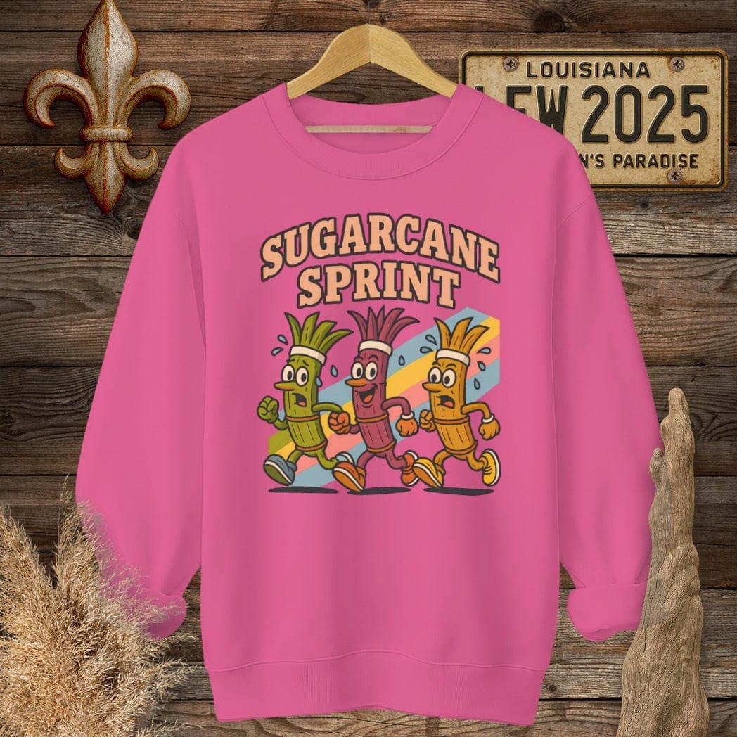 S / Heliconia Louisiana Sugarcane Sprint Sweatshirt by Laissez Faire Wear