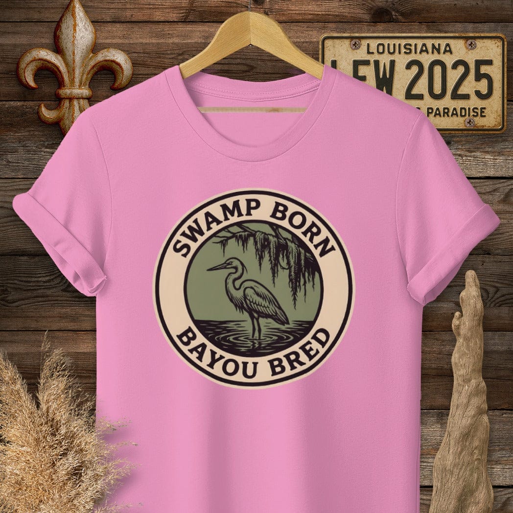 S / Azalea Louisiana Swamp Born T-Shirt by Laissez Faire Wear