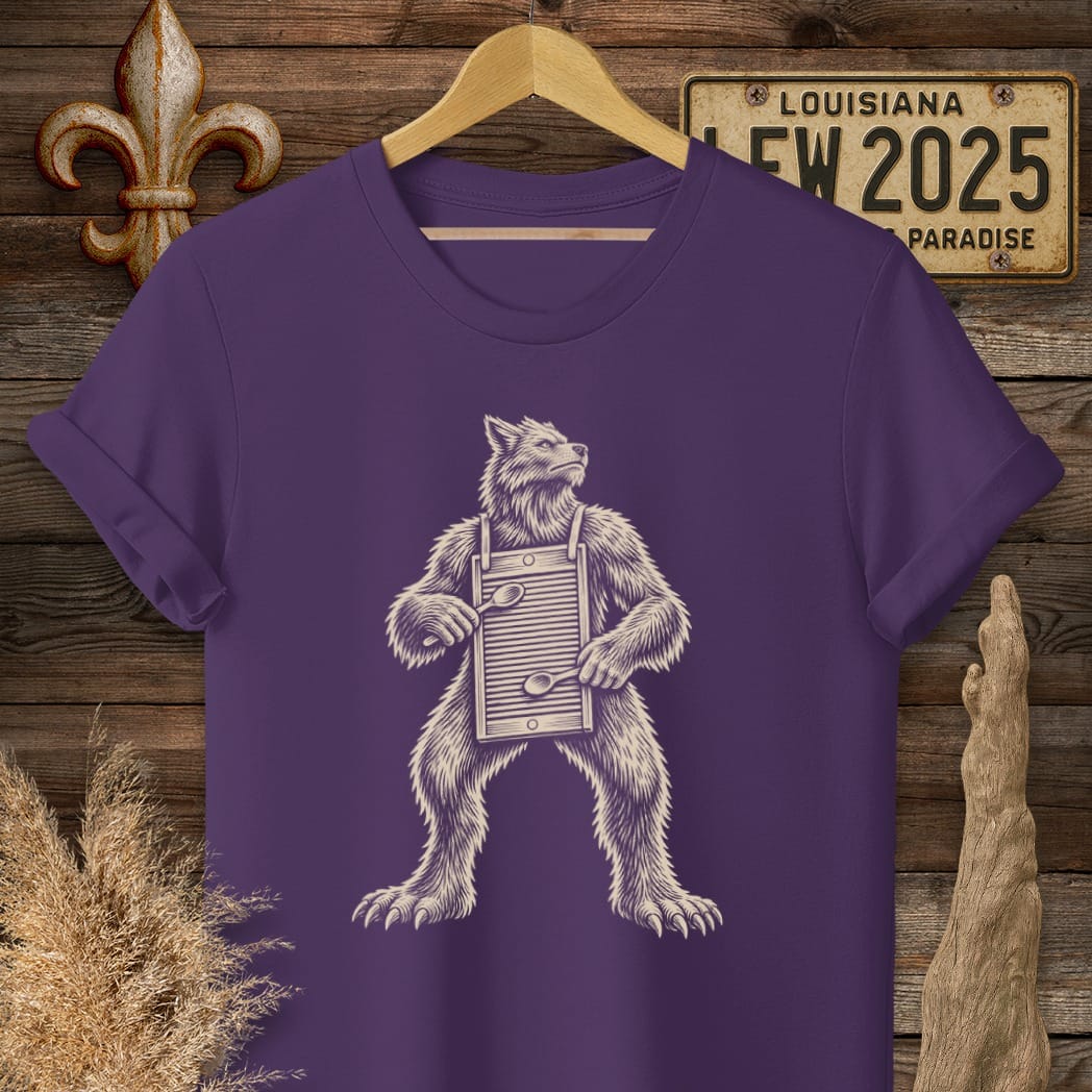 Purple / S Louisiana Swamp Solo T-Shirt by Laissez Faire Wear