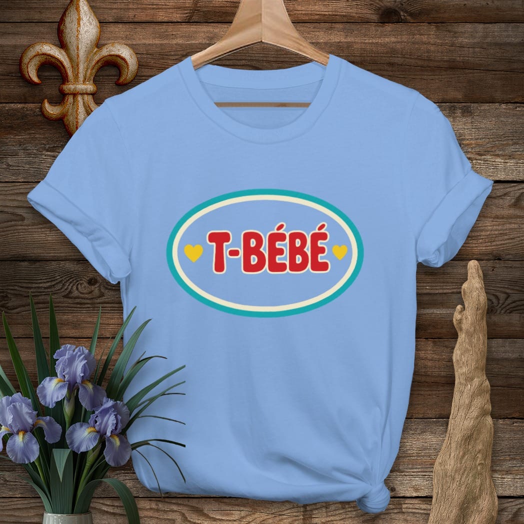 Carolina Blue / S Louisiana T-Bébé Badge T-Shirt by Laissez Faire Wear