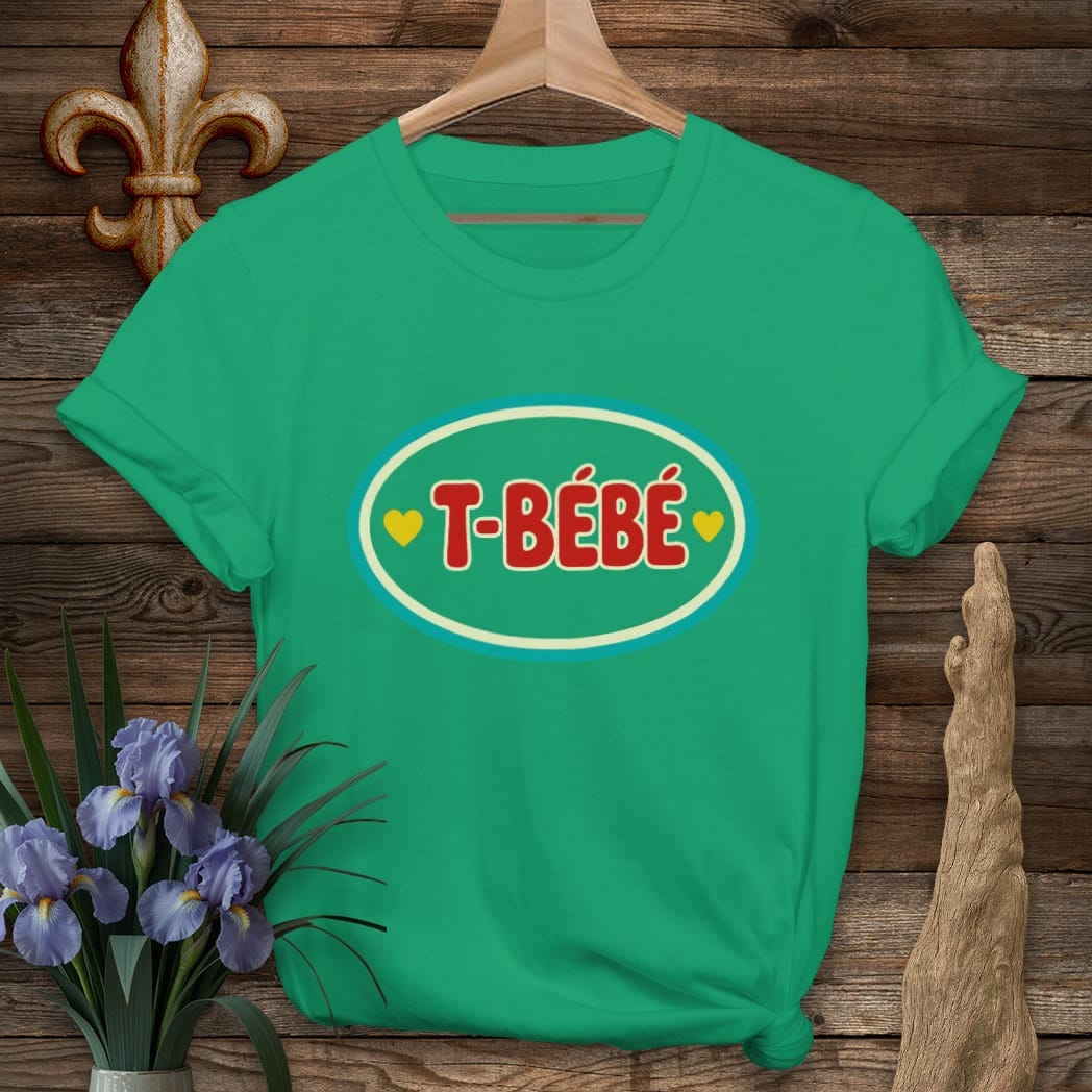 Kelly Green / S Louisiana T-Bébé Badge T-Shirt by Laissez Faire Wear