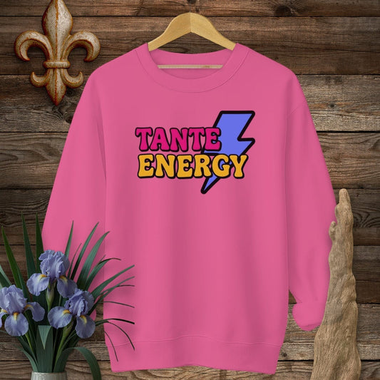 S / Heliconia Louisiana Tante Energy Sweatshirt by Laissez Faire Wear