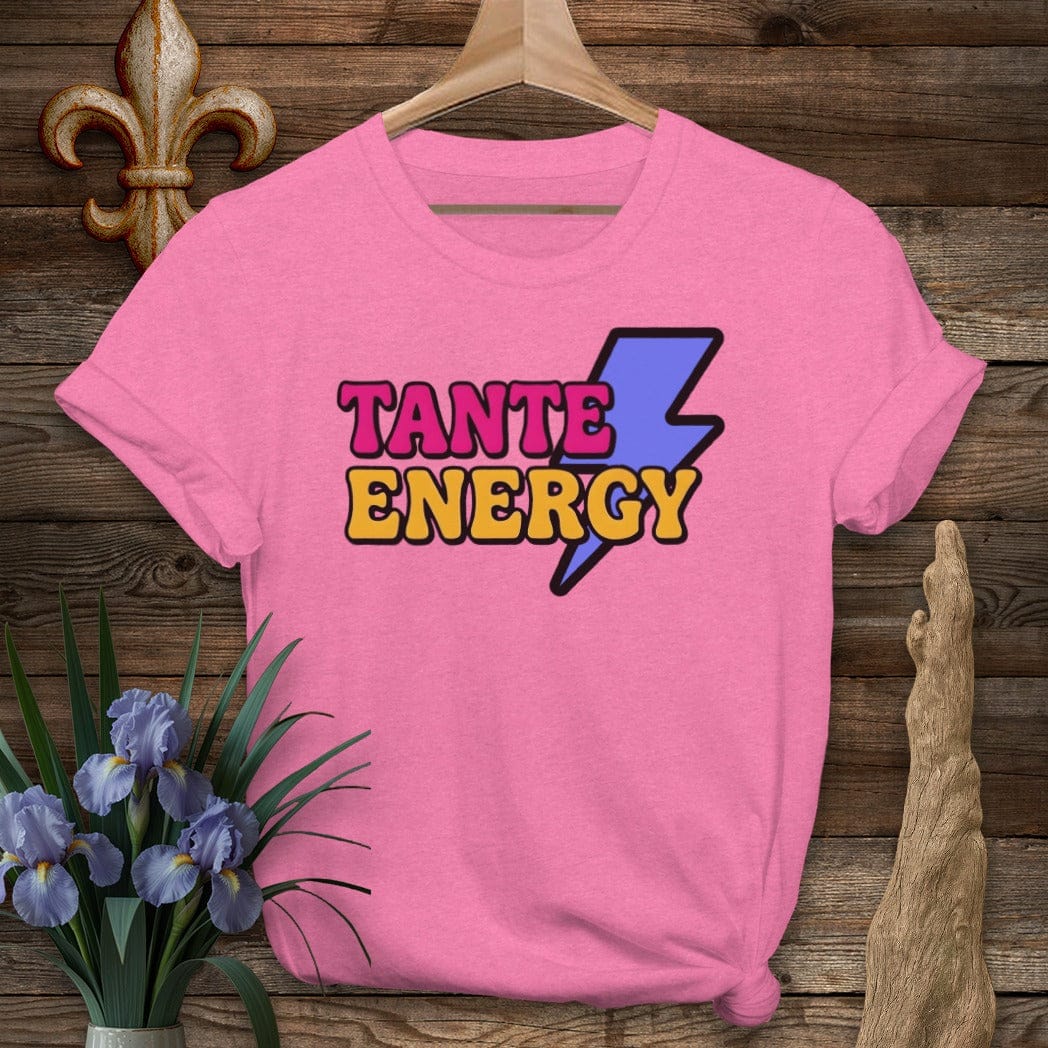 S / Heather Heliconia Louisiana Tante Energy T-Shirt by Laissez Faire Wear