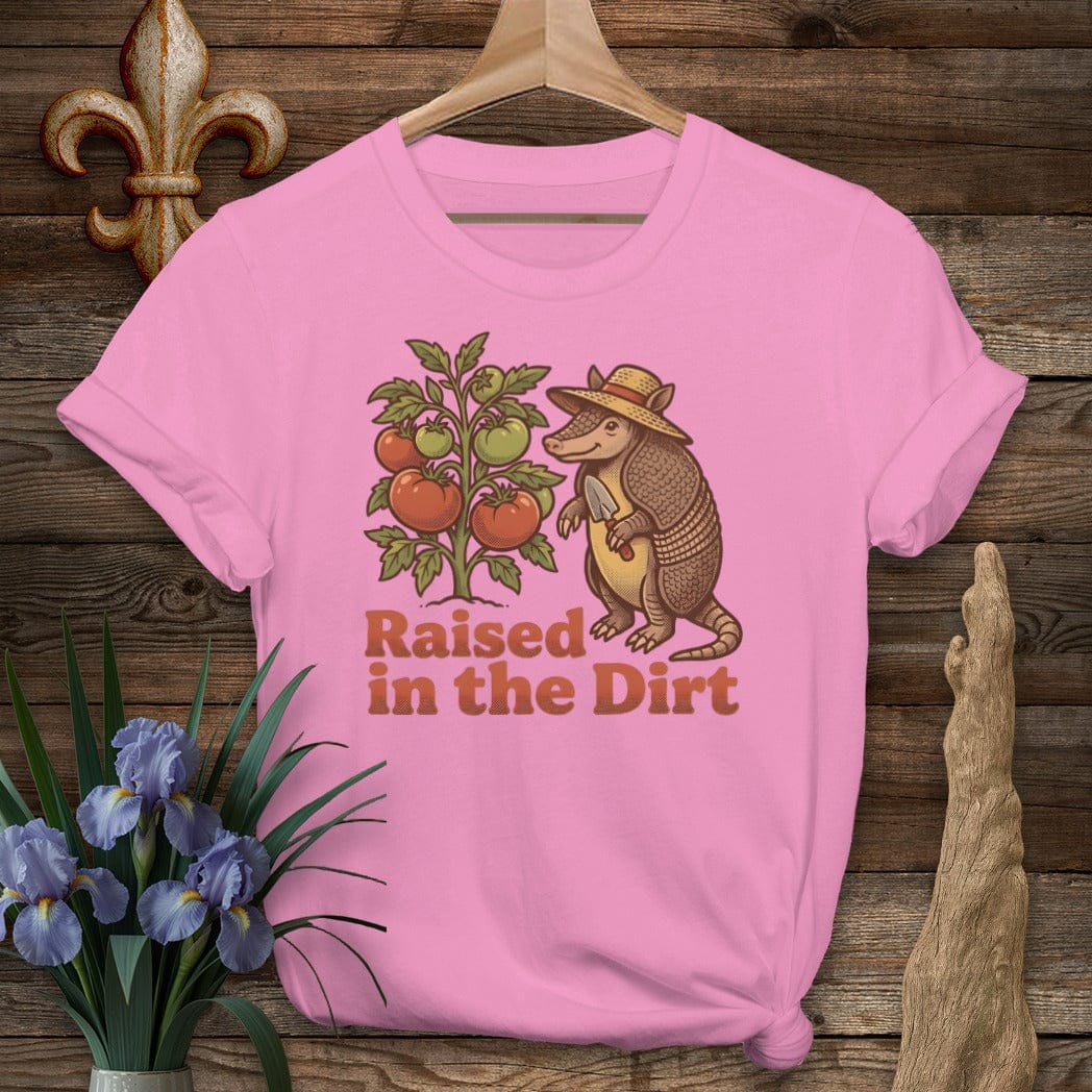 S / Azalea Louisiana The Backyard Dillo Gardener T-Shirt by Laissez Faire Wear