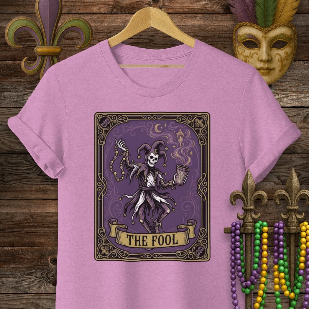 S / Heather Radiant Orchid Louisiana The Fool T-Shirt by Laissez Faire Wear