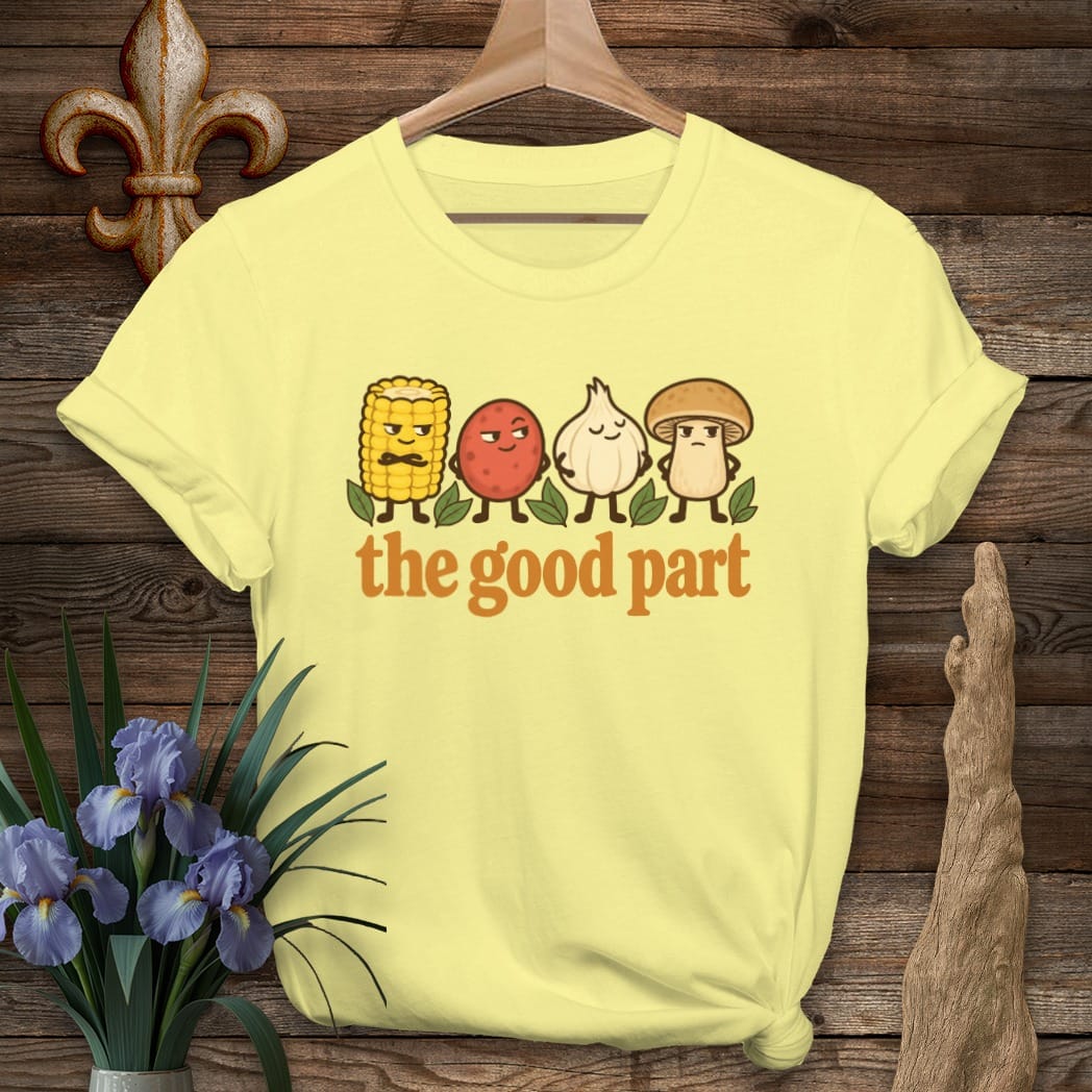 S / Cornsilk Louisiana The Good Part T-Shirt by Laissez Faire Wear