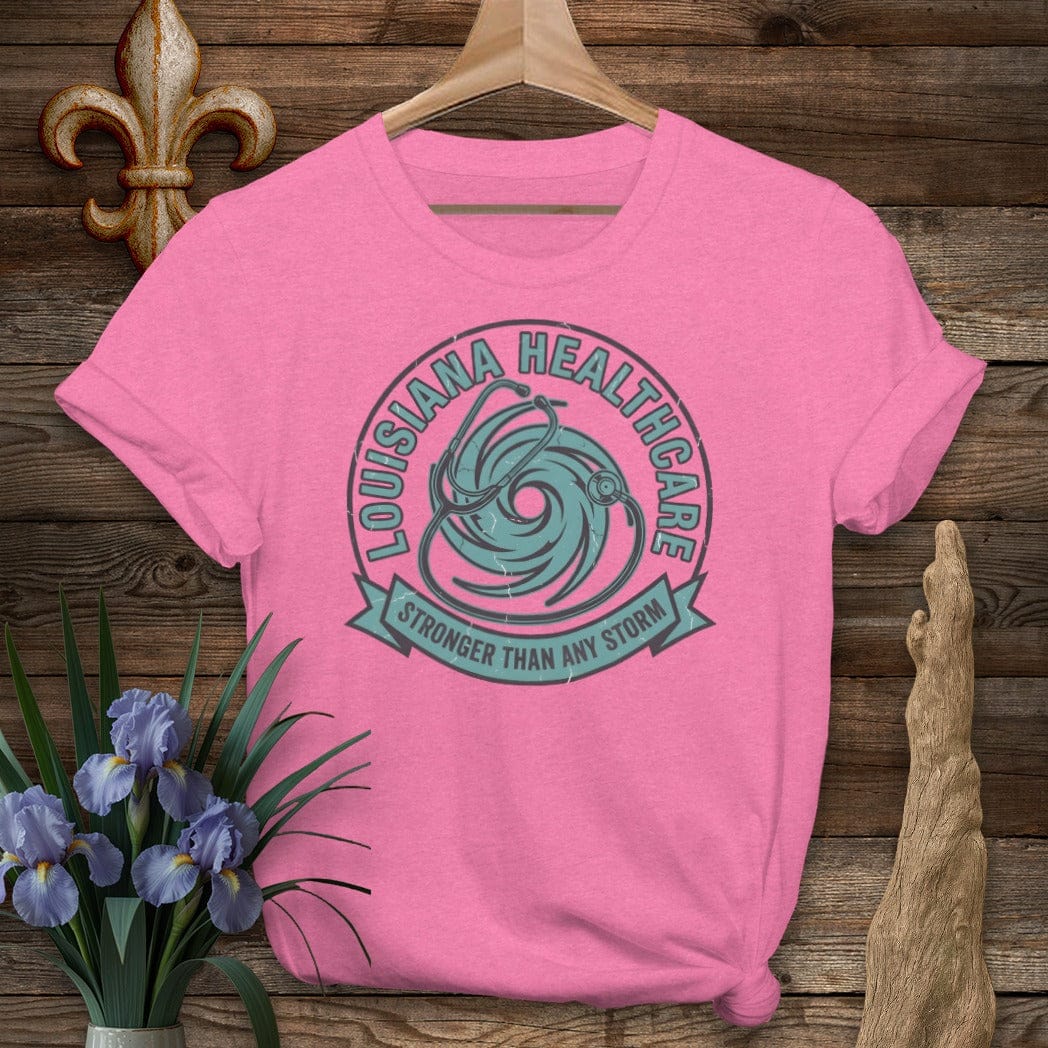 S / Heather Heliconia Louisiana The Resilient Healer T-Shirt by Laissez Faire Wear