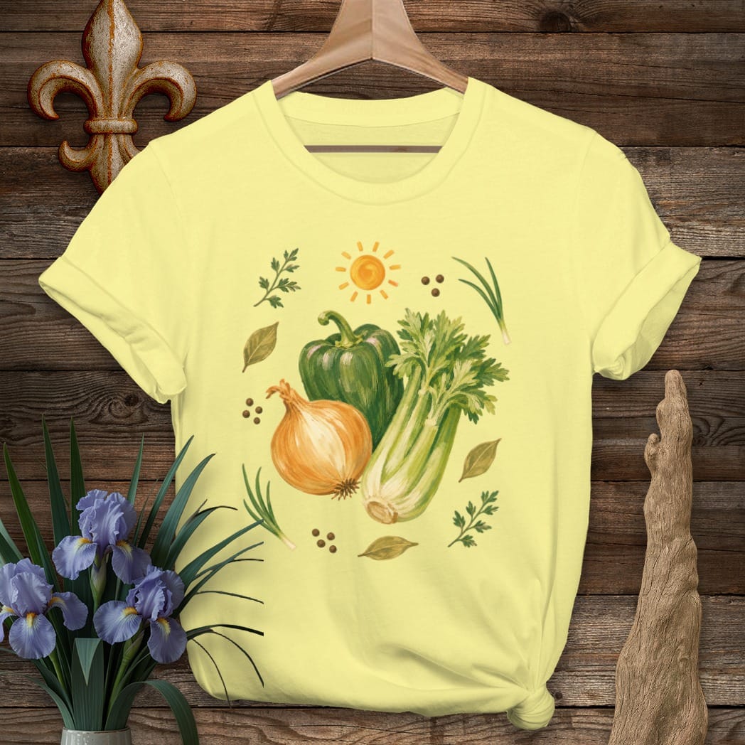 S / Cornsilk Louisiana The Trinity T-Shirt by Laissez Faire Wear