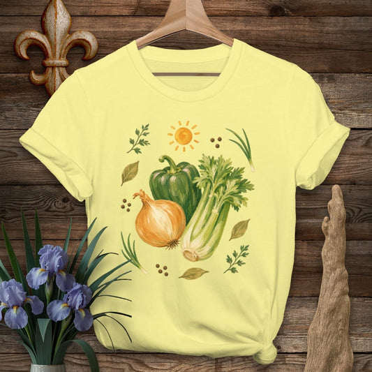 S / Cornsilk Louisiana The Trinity T-Shirt by Laissez Faire Wear