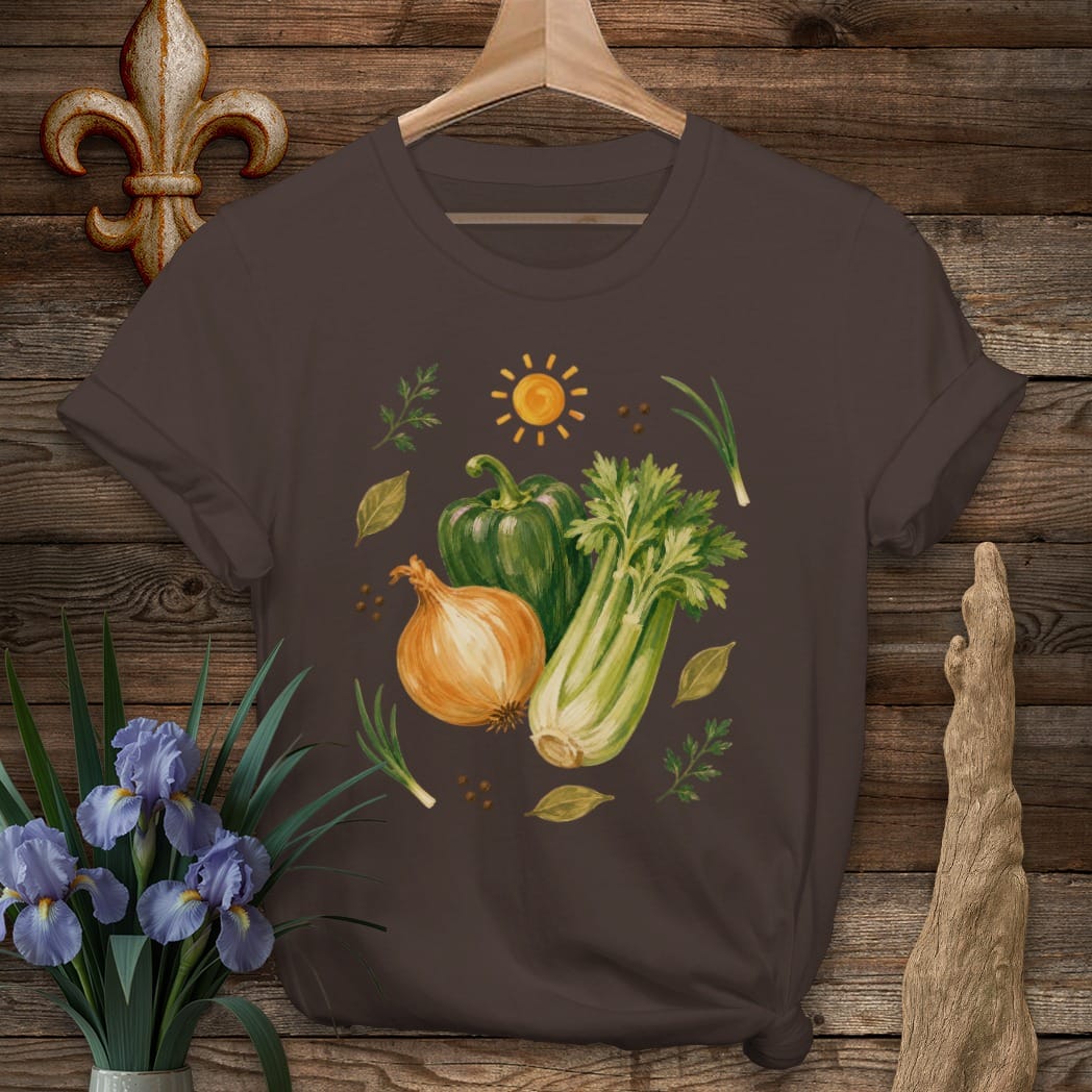 S / Dark Chocolate Louisiana The Trinity T-Shirt by Laissez Faire Wear