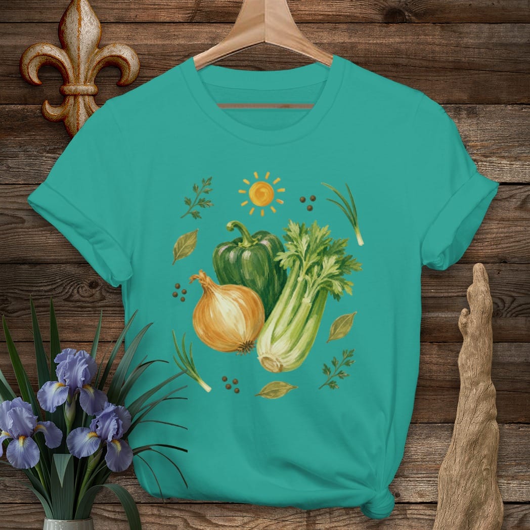 S / Jade Dome Louisiana The Trinity T-Shirt by Laissez Faire Wear
