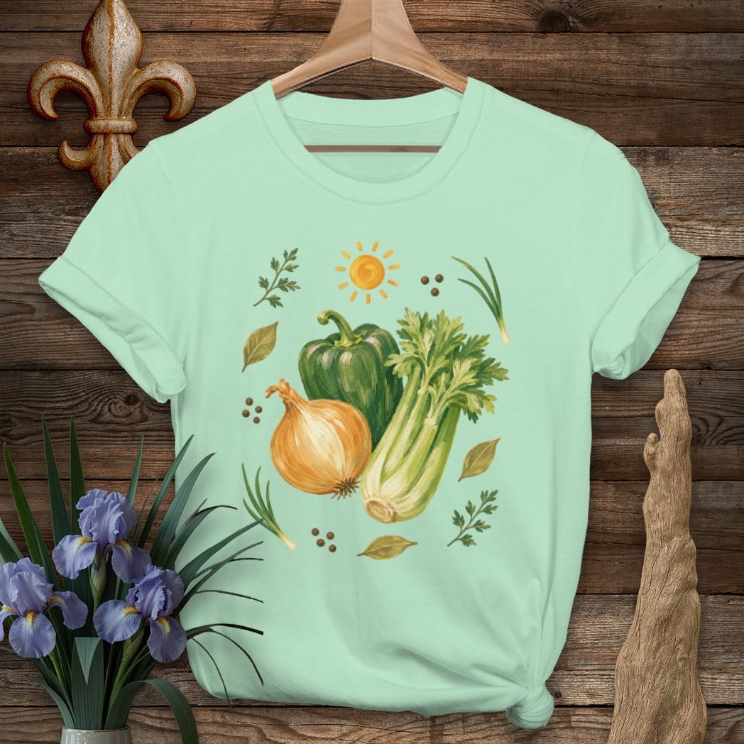 S / Mint Green Louisiana The Trinity T-Shirt by Laissez Faire Wear
