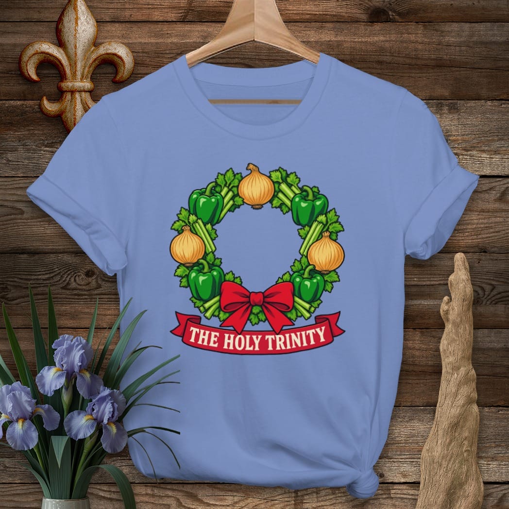 S / Iris Louisiana Trinity Wreath T-Shirt by Laissez Faire Wear