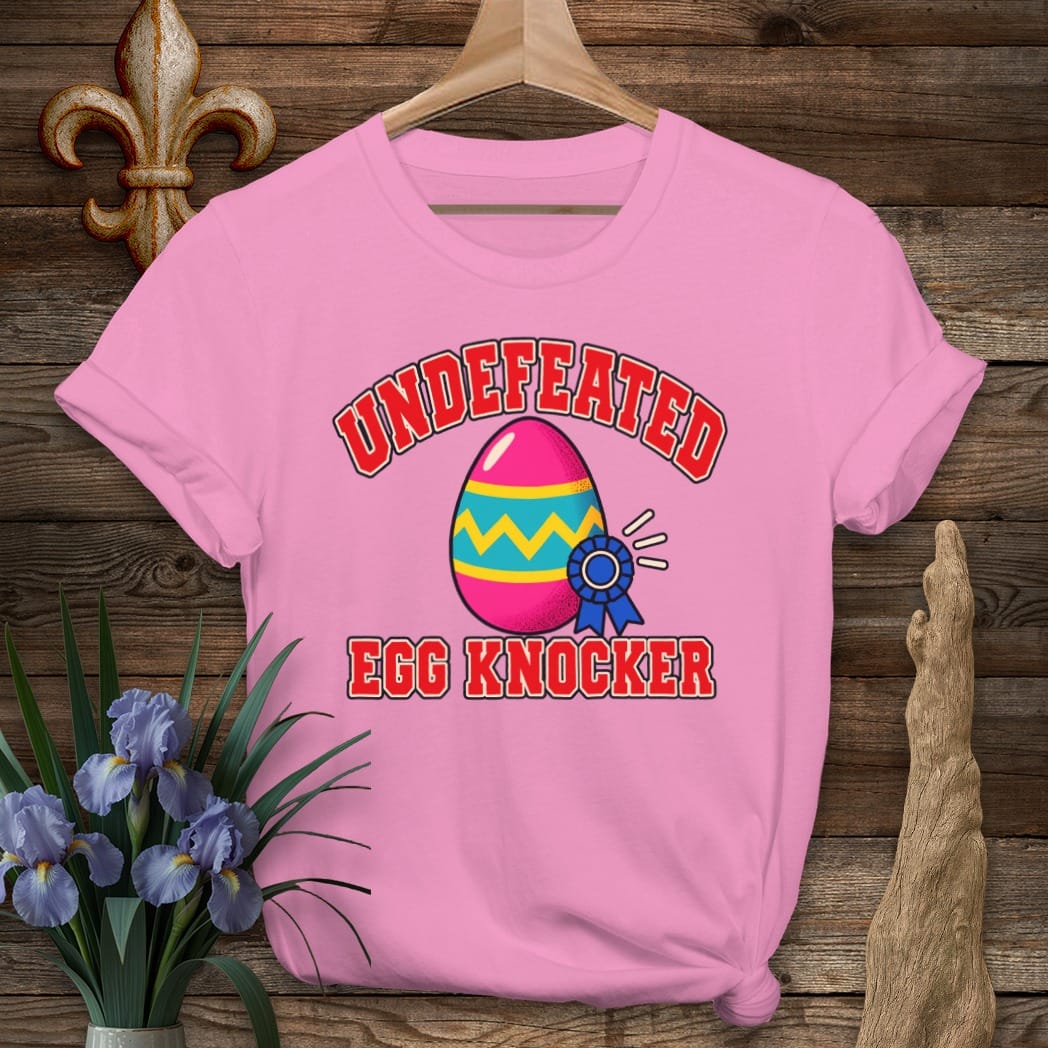 S / Azalea Louisiana Undefeated Egg Knocker T-Shirt by Laissez Faire Wear