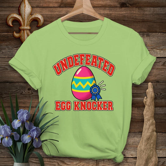 S / Lime Louisiana Undefeated Egg Knocker T-Shirt by Laissez Faire Wear