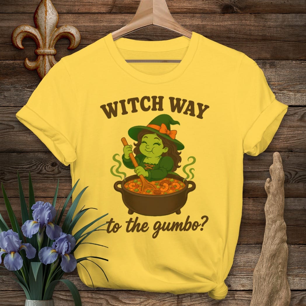 S / Daisy Louisiana Witch Way T-Shirt by Laissez Faire Wear