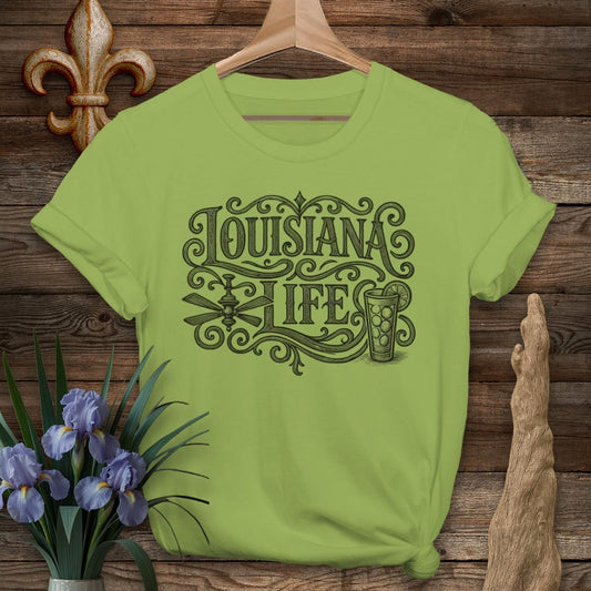 S / Kiwi Louisiana Wrought LA Life T-Shirt by Laissez Faire Wear