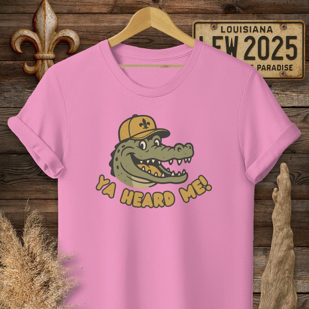 S / Azalea Louisiana Ya Heard Me T-Shirt by Laissez Faire Wear